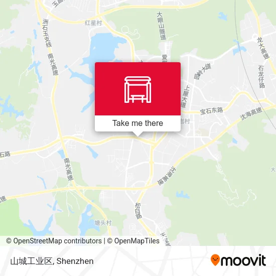 山城工业区 map
