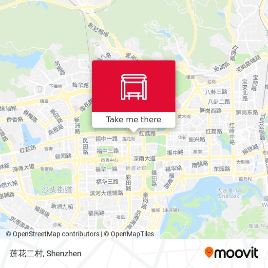 莲花二村 map