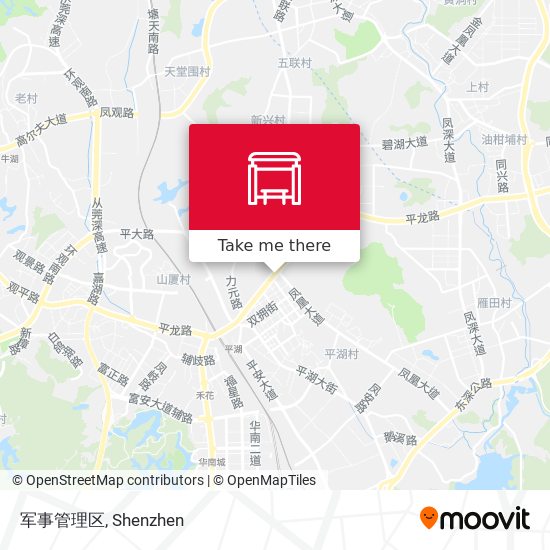 军事管理区 map