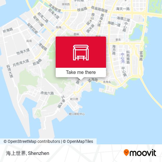 海上世界 map
