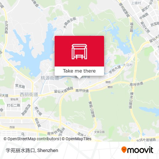 学苑丽水路口 map