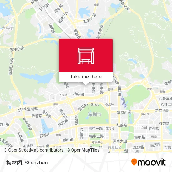 梅林阁 map