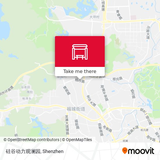 硅谷动力观澜园 map