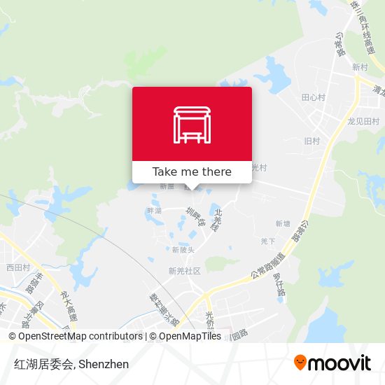 红湖居委会 map