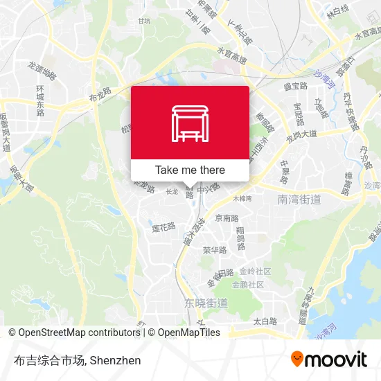 布吉综合市场 map
