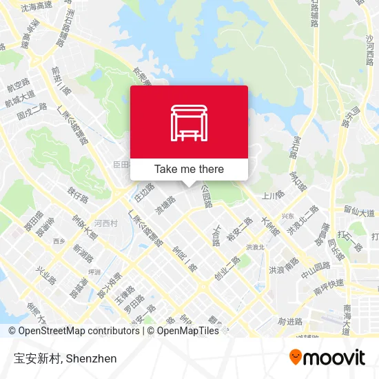 宝安新村 map