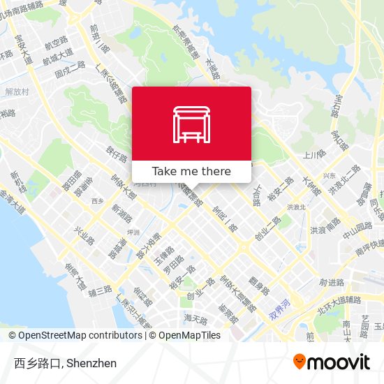 西乡路口 map