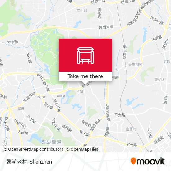 鳌湖老村 map