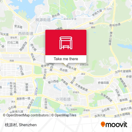 桃源村 map