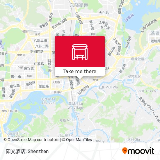 阳光酒店 map