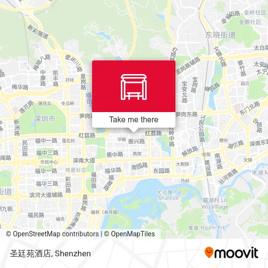 圣廷苑酒店 map