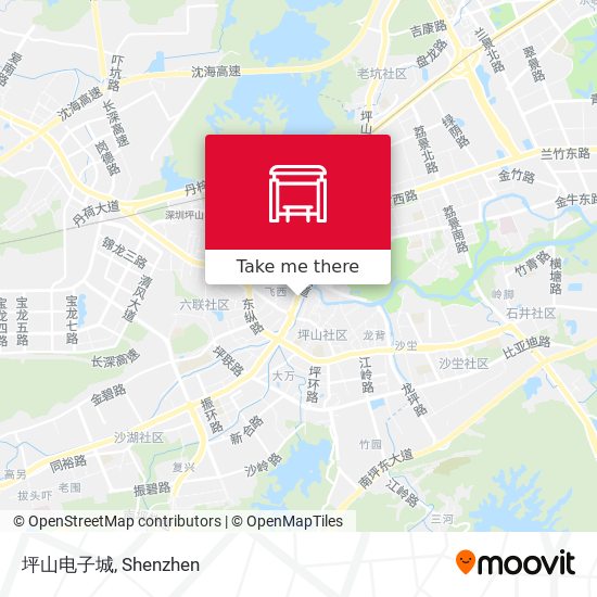 坪山电子城 map