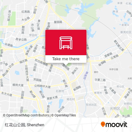 红花山公园 map