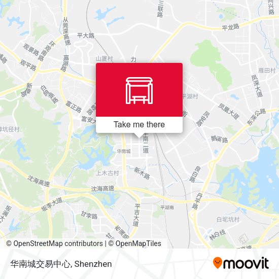 华南城交易中心 map