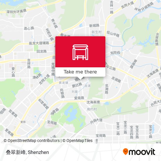 叠翠新峰 map