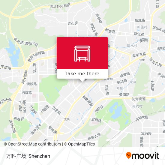 万科广场 map