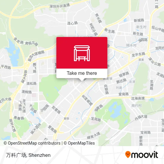 万科广场 map