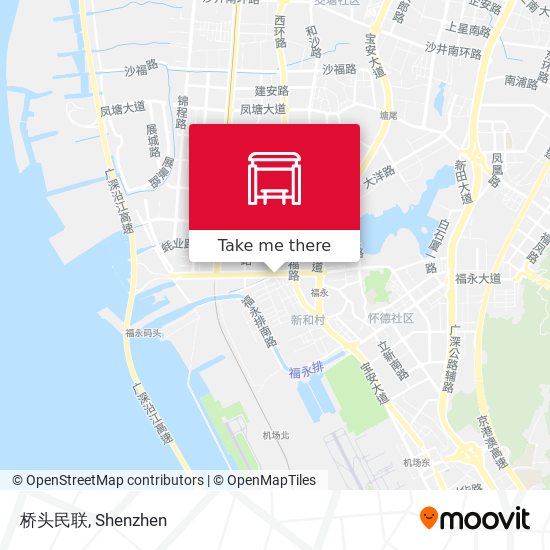 桥头民联 map