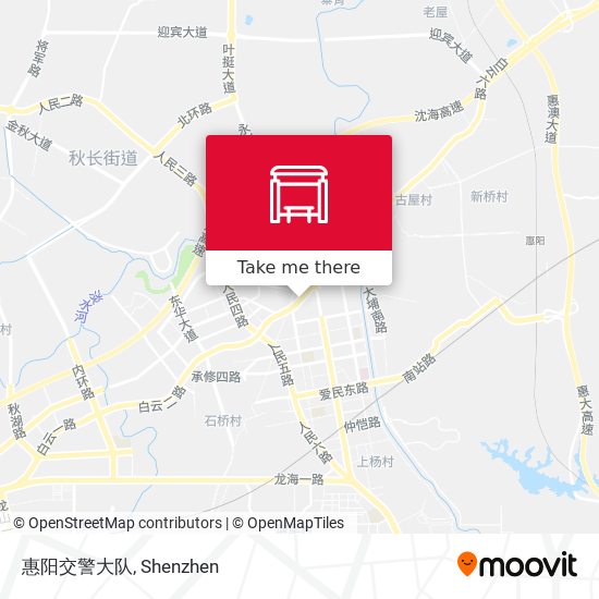 惠阳交警大队 map