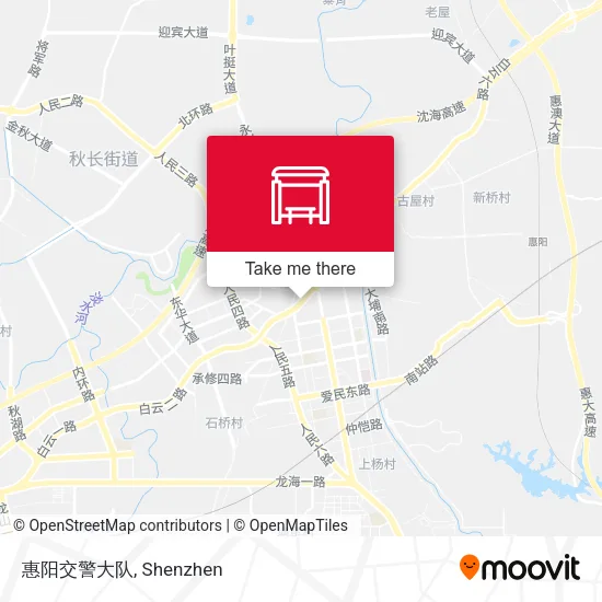 惠阳交警大队 map