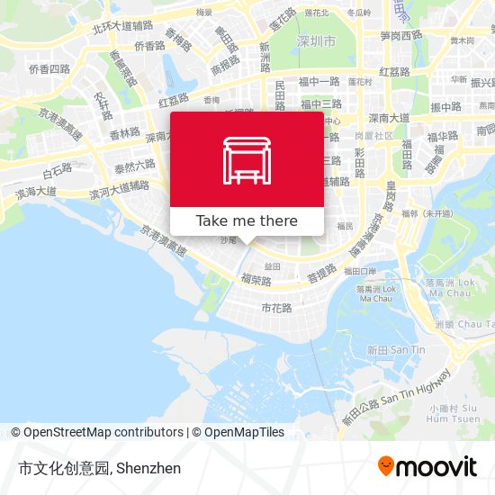 市文化创意园 map