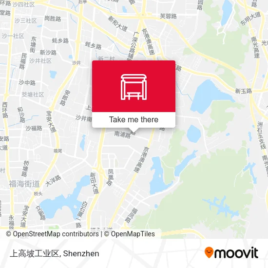 上高坡工业区 map