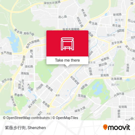 紫薇步行街 map