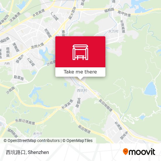 西坑路口 map