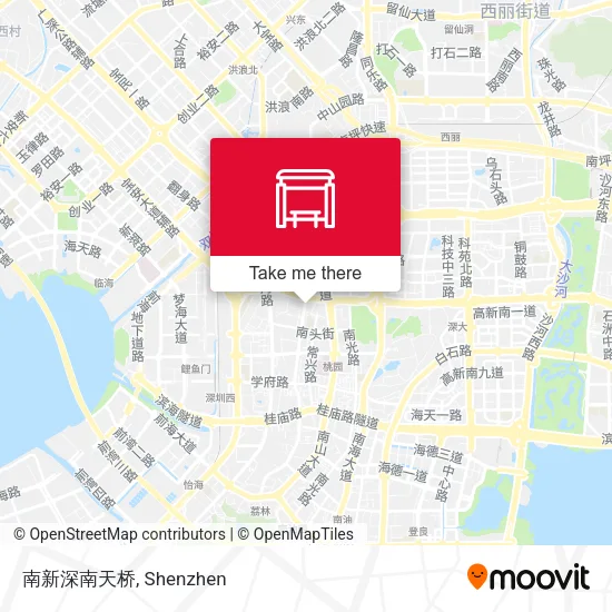南新深南天桥 map