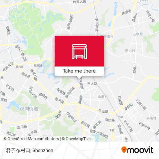 君子布村口 map