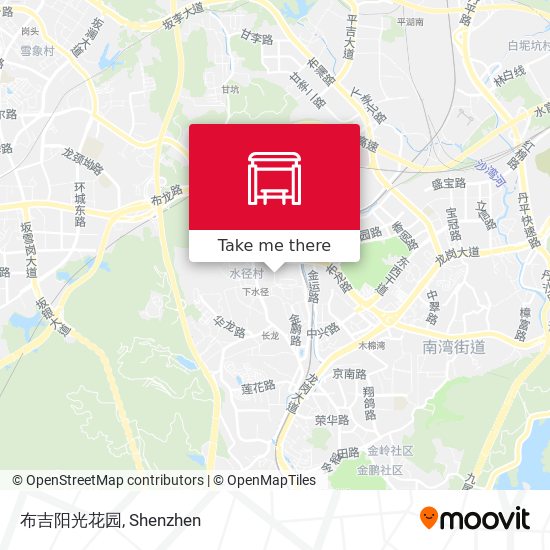 布吉阳光花园 map