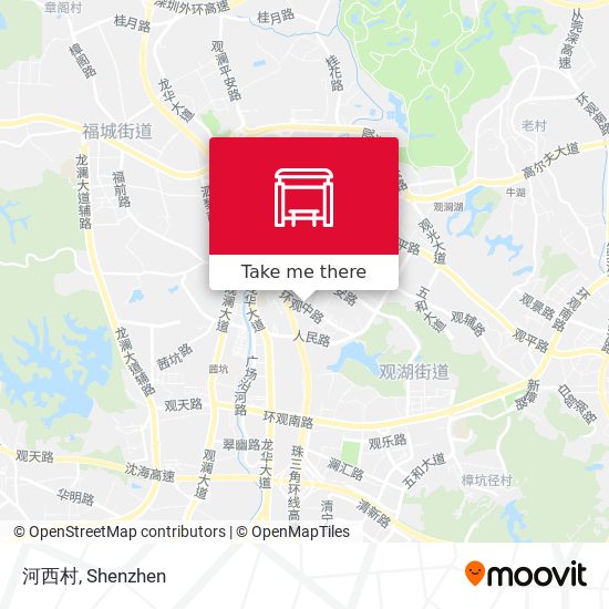 河西村 map