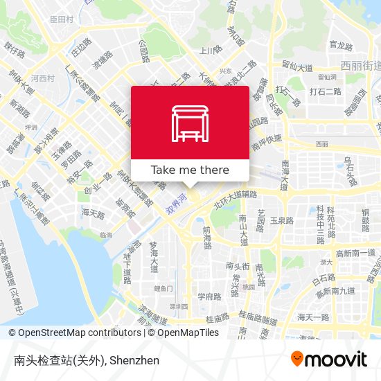 南头检查站(关外) map