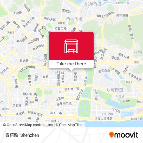青梧路 map