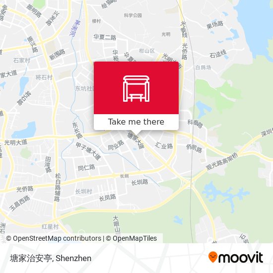 塘家治安亭 map