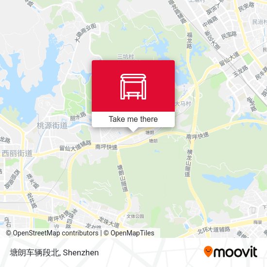 塘朗车辆段北 map