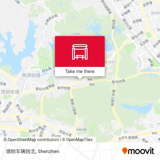 塘朗车辆段北 map