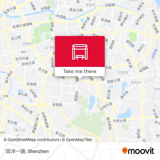 田洋一路 map