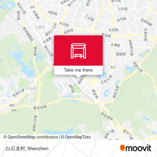 白石龙村 map