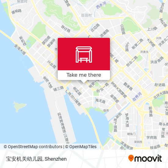 宝安机关幼儿园 map