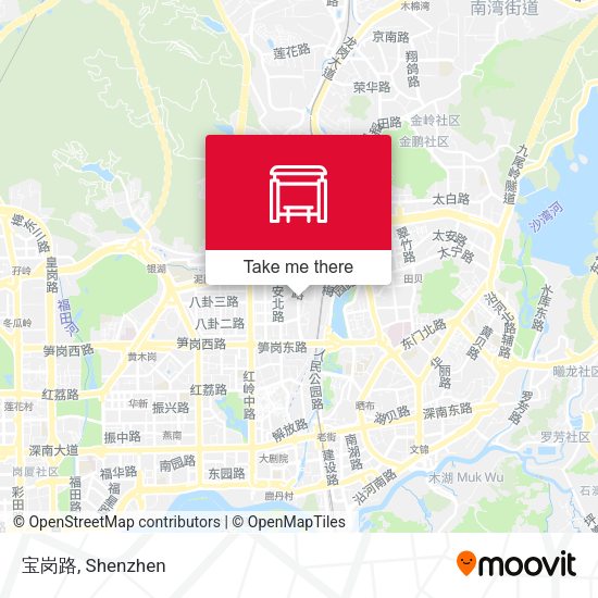 宝岗路 map