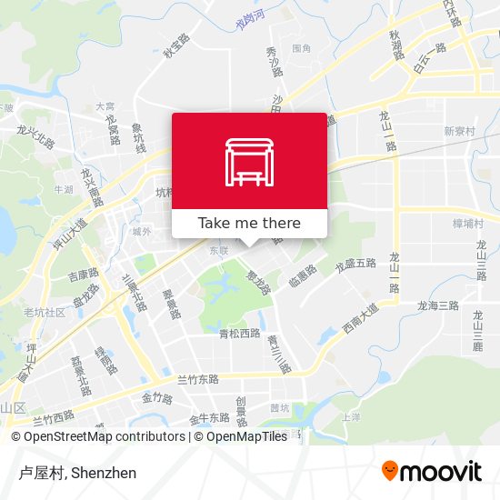 卢屋村 map
