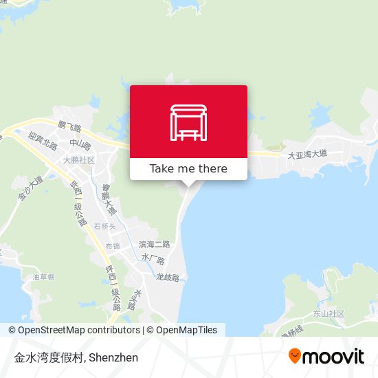 金水湾度假村 map