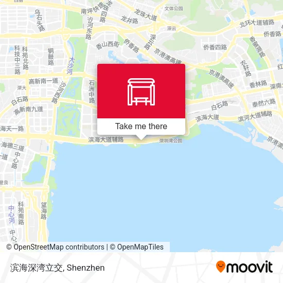 滨海深湾立交 map