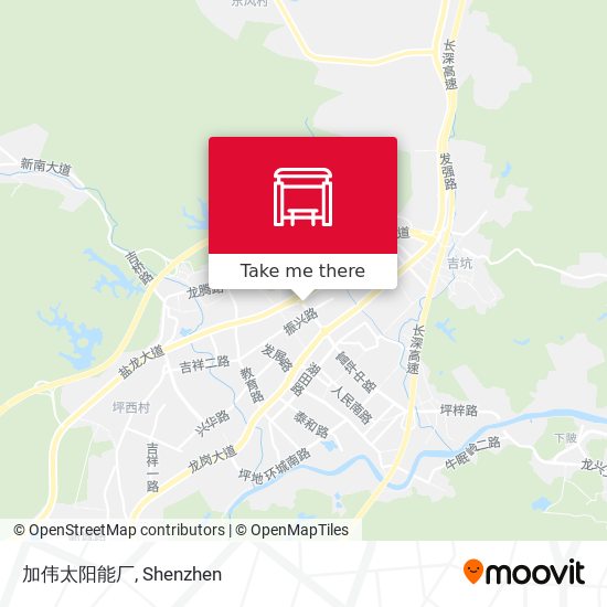 加伟太阳能厂 map
