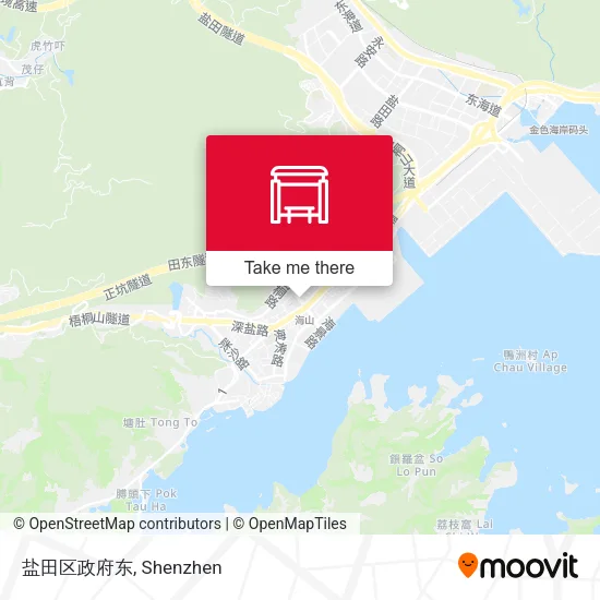盐田区政府东 map