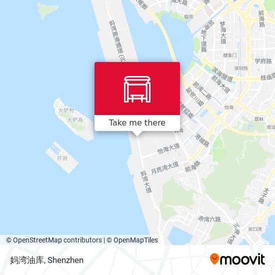 妈湾油库 map