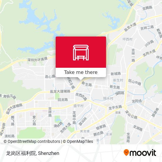 龙岗区福利院 map