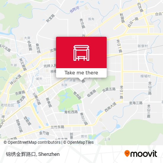 锦绣金辉路口 map