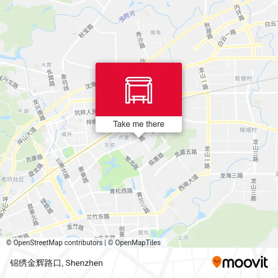 锦绣金辉路口 map